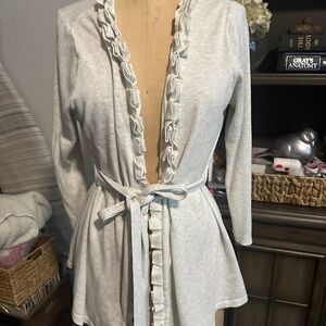 The Limited Ruffle Trim jacket Robe
